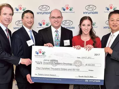 현대차, 미 최대 소아암 지원기금 성장