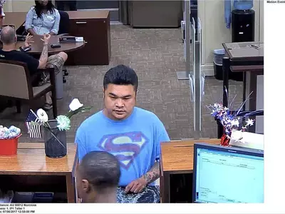 노크로스 연쇄 은행강도 '아시안 수퍼맨' 체포