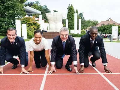 〈사진〉‘2024년 LA 올림픽’ 출발