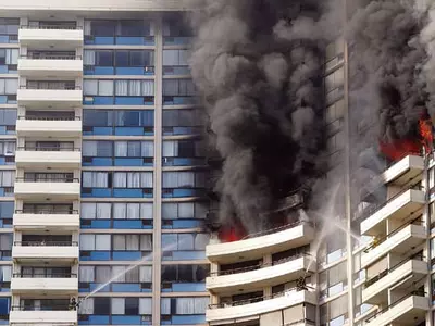 하와이 36층 아파트 화재 3명 사망 10여명 부상