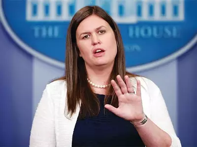 백악관 새 대변인 새라 샌더스 임명