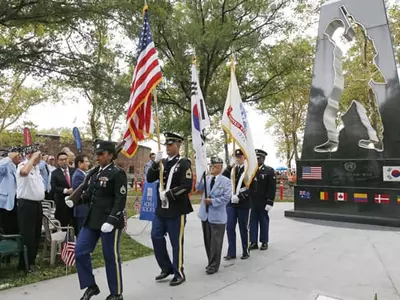 〈사진〉한국전쟁 정전협정 64주년 기념식