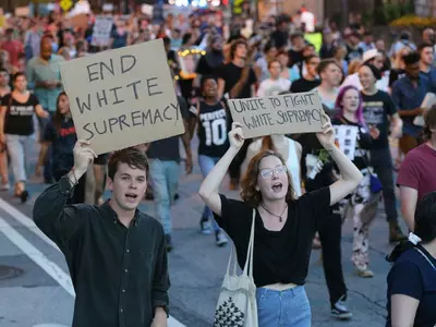 백인우월주의 폭력사태 애틀랜타서도 규탄집회