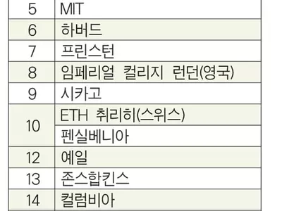 세계 대학 중 GT 35위∙에모리 98위