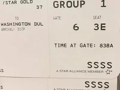 탑승권에 'SSSS' 2차 조사 대상