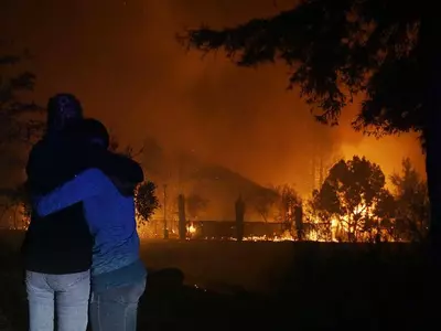 〈사진〉북부 캘리포니아 산불 다시 확산