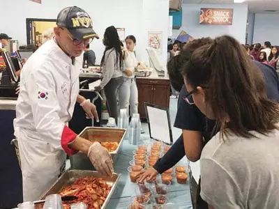 뉴저지주 공립교, 내주 중 한식 정식 메뉴