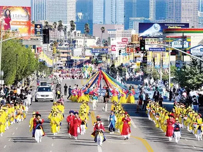 다문화 행진 하나된 코리안 퍼레이드