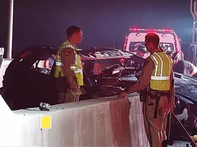 〈사진〉50대 한인 남성 프리웨이 전복사고 사망