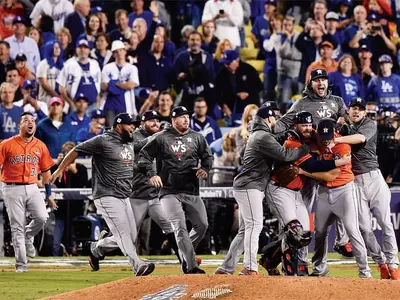 〈사진〉 휴스턴 창단 55년만에 월드시리즈 첫 우승