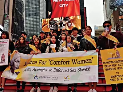 〈사진〉고양시 글로벌 차세대 네트워크 위안부 피해자 인권회복 캠페인