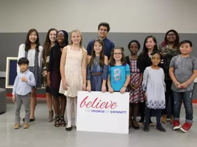 한인학생 2명 글짓기 귀넷 대표