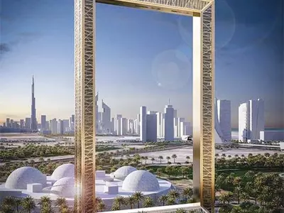 〈사진〉 두바이에 세계 최대 액자모양 전망대