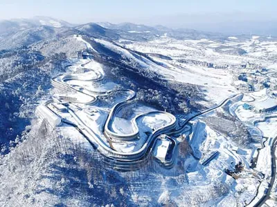 평창 카운트다운!… 올림픽 따라, 동해 따라 고국으로