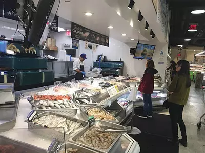 동부 한파에 수산물 공급‘꽁꽁’