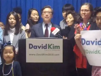 데이비드 김, 연방하원 출마 공식 선언
