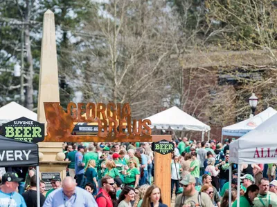 〈사진〉 성 패트릭스 데이에 열린 스와니 수제맥주축제