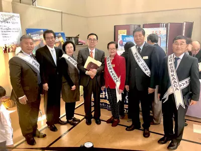 〈사진〉 슈가로프한인교회서  한인회비 납부 캠페인