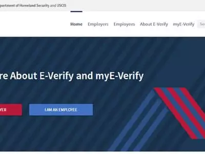 이민국 E-Verify 웹사이트 개설