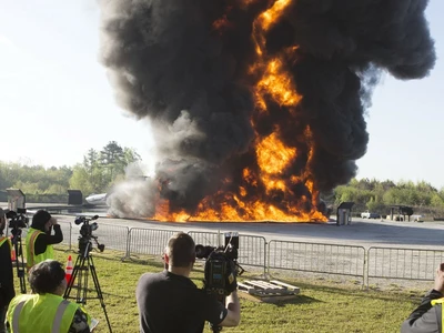 〈사진〉 실제 상황이 아닙니다... 애틀랜타 공항 재난 대응 훈련