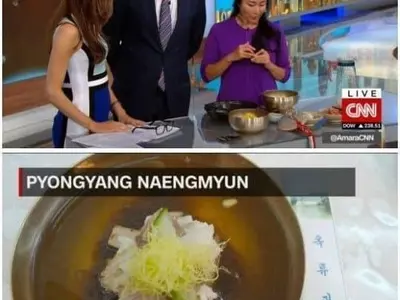 이지연 쉐프, CNN 깜짝 출연 "이게 평양 냉면"