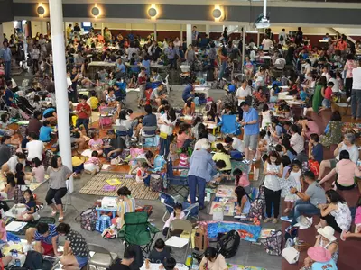 〈사진〉한인회관, 그림 그리기 열기로  '후끈'... H마트 그림그리기 대회