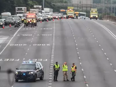 〈사진〉무단횡단하다 차 여러대 치여 사망