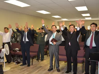 예비역기독군인회 '조국 위해 기도'