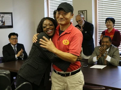 "순간적으로 격해서.... 이젠 서로 화해"