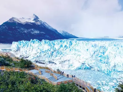 빙하와 바람, 대자연의 무언극에 넋을 잃다