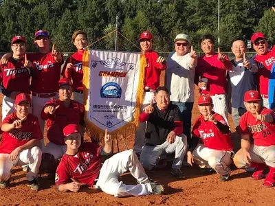 '타이거스'  한인사회인 야구 '왕중왕