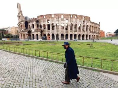 로마 다시 봉쇄 사라진 관광객…