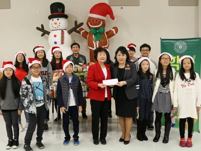 애틀랜타 한국학교 학생들 "불우이웃 위해 모았어요"