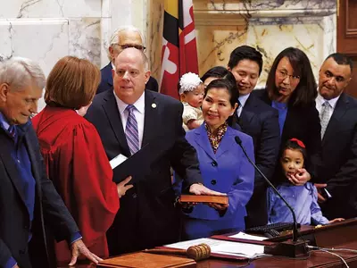 ‘한국 사위’ 메릴랜드 호건 주지사 재선 취임