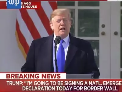 트럼프 '국가비상사태' 선포