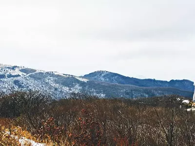 소백산, 겨울 끝자락… 하얀 그리움