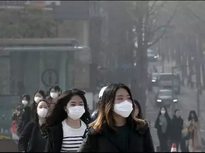 "필터 마스크 좀 사서 보내 줄래?"