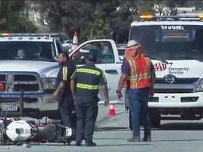 한인 남성 모터사이클 사고 참변