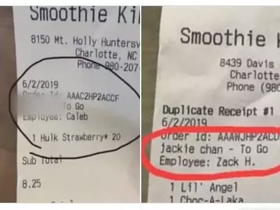 영수증에 '재키 챈' 한인 인종차별 매장 폐쇄