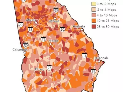 조지아 인터넷 스피드 "속 터지네"