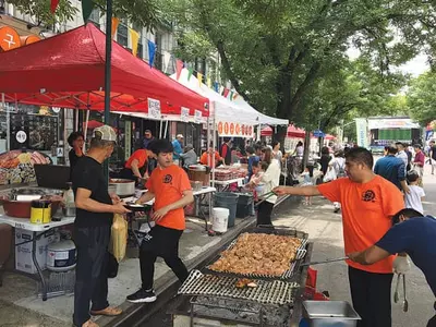 뉴욕 퀸즈 먹자골목 다문화축제