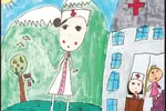H 마트 어린이 그림 대회 당선작 발표