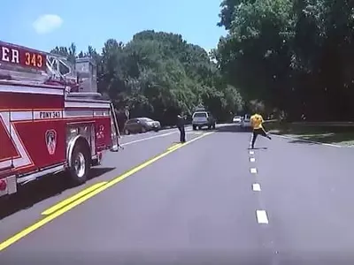 20대 한인 남성,  칼 들고 난동 피우다 총 맞고 사망