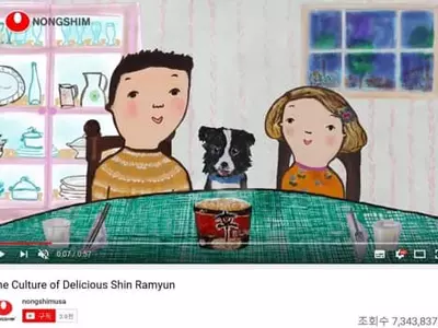 농심, 미 신라면 광고 인기몰이