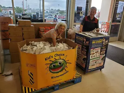 시온마트 경품대잔치 주인공 가려져