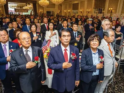 '한 지붕 두 가족' 미주총연 두 곳서 동시 취임식