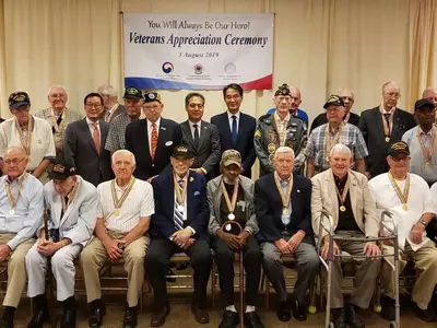 한국전 참전용사 평화의 메달 전수식