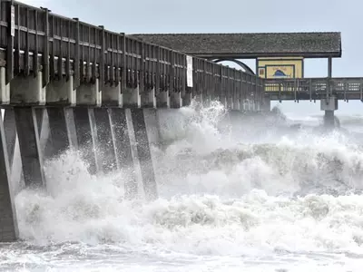 허리케인 '도리안' 조지아 해안가 상륙