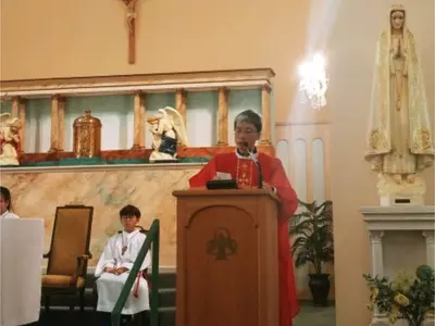 몽고메리 김대건 천주교회 이동식 신부 부임