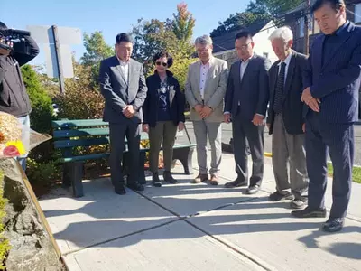 팰팍타운 위안부 기림비 건립 9주년 기념식